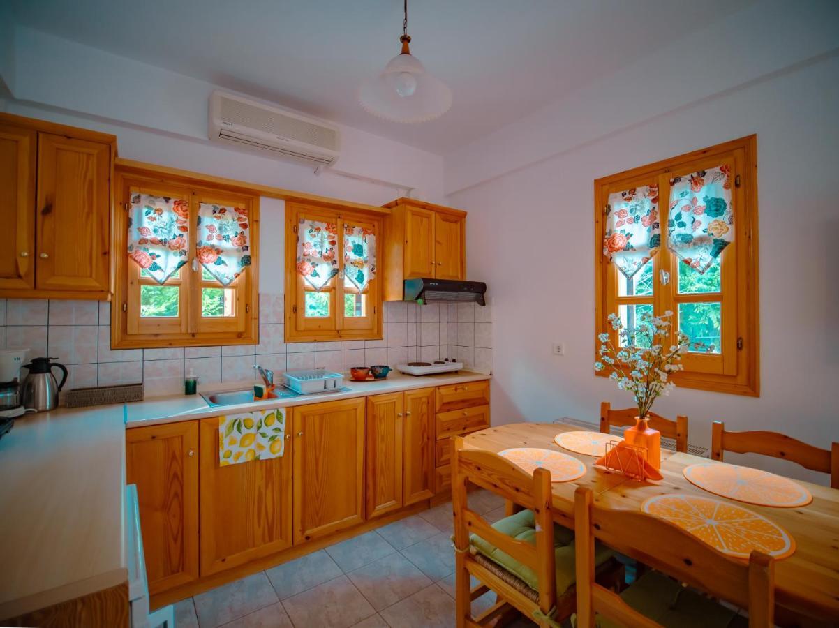 Orange House For Big Families In Damouchari - Delicious Houses Exteriér fotografie