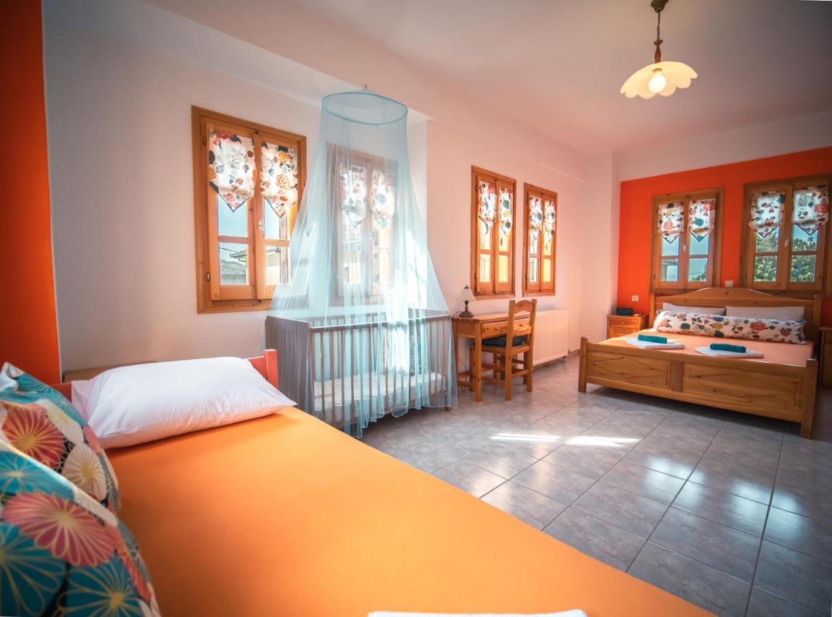 Orange House For Big Families In Damouchari - Delicious Houses Exteriér fotografie